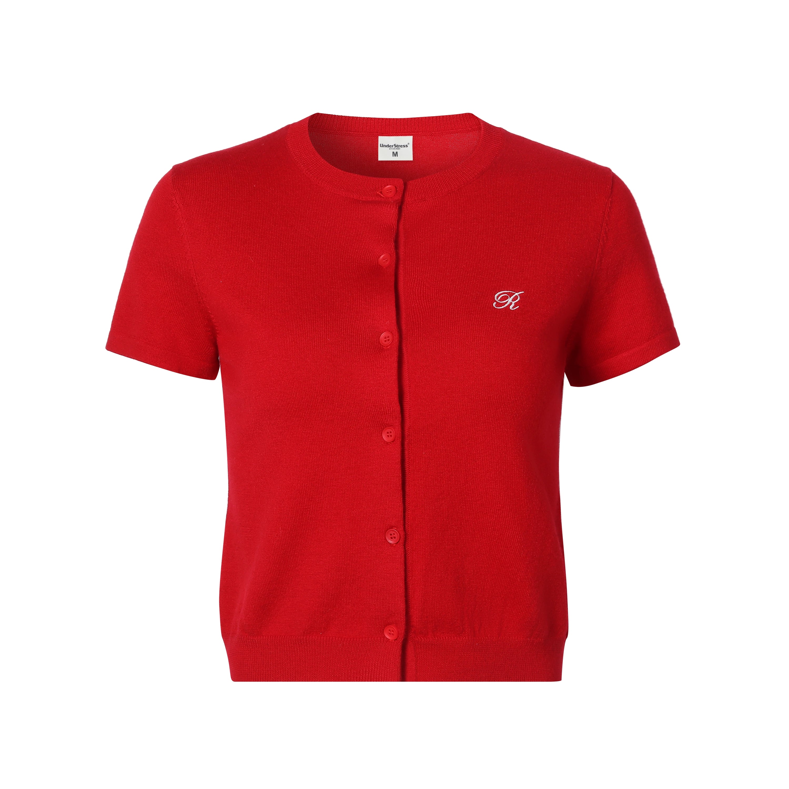 UnderStress Skin-friendly Short Button-Knitted Cardigan