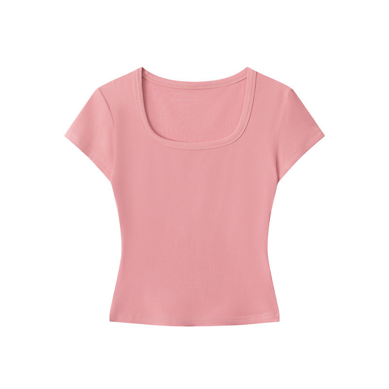 Nariele Slim Slim Slim Low U-neck Tee