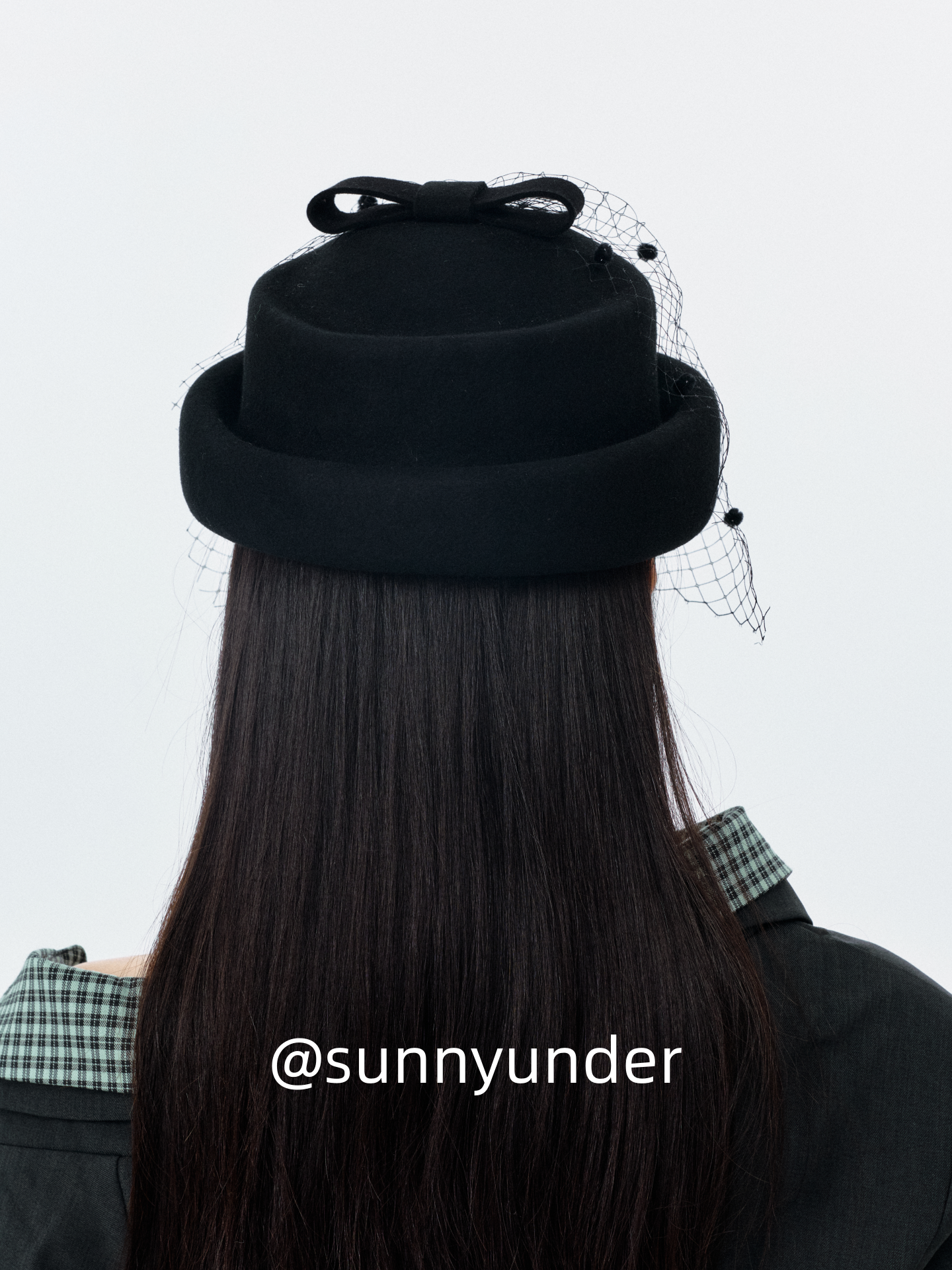 Sunnyunder Mesh Yarn Versatile Woolen Woolen Pot Hat