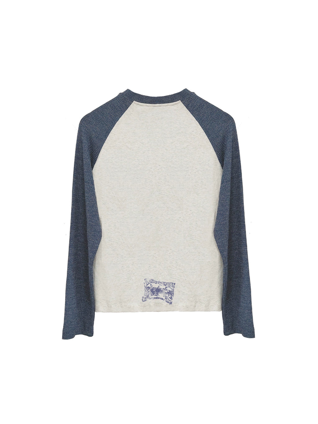 WANNA LAB Retro Color Matching Shoulder Long Sleeves
