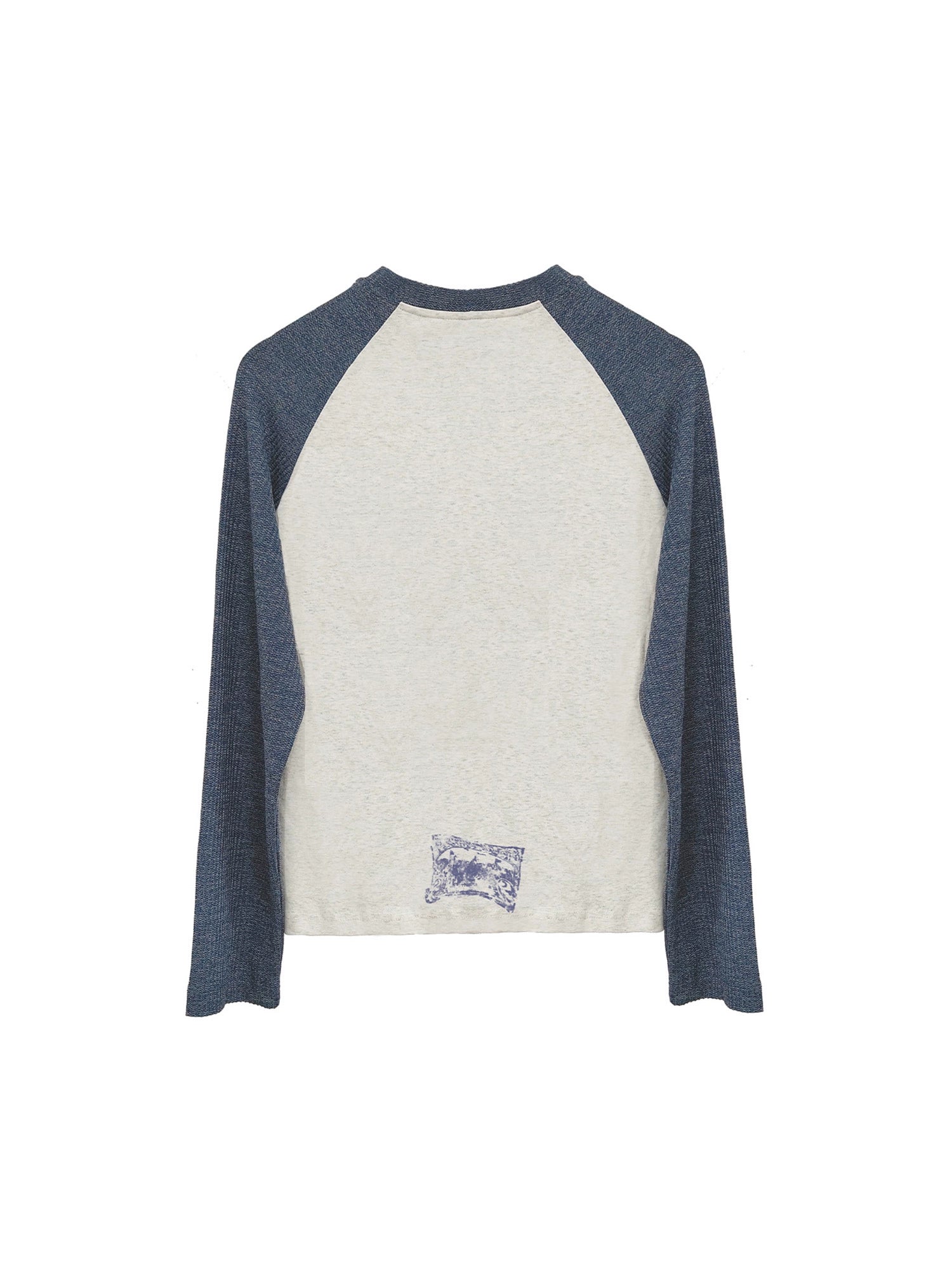 WANNA LAB Retro Color Matching Shoulder Long Sleeves