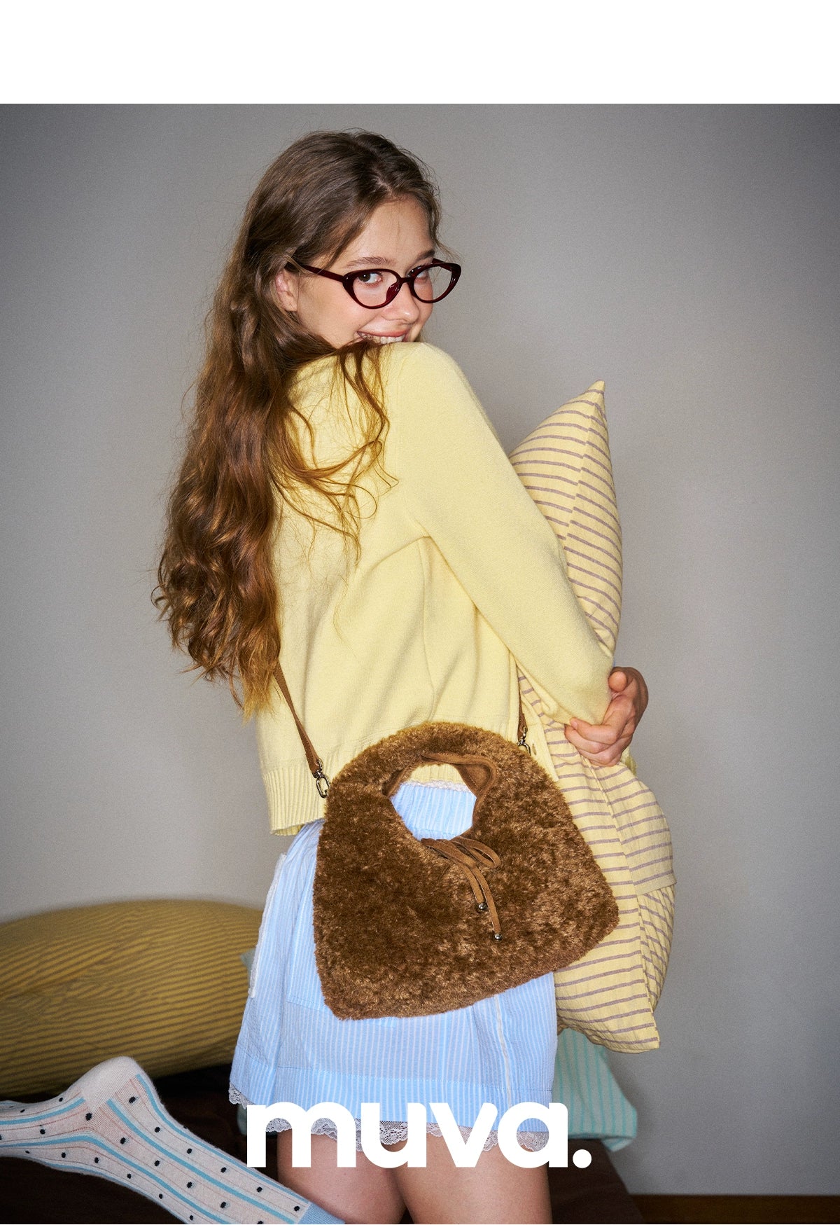 MUVA Plush Casual Small Bag