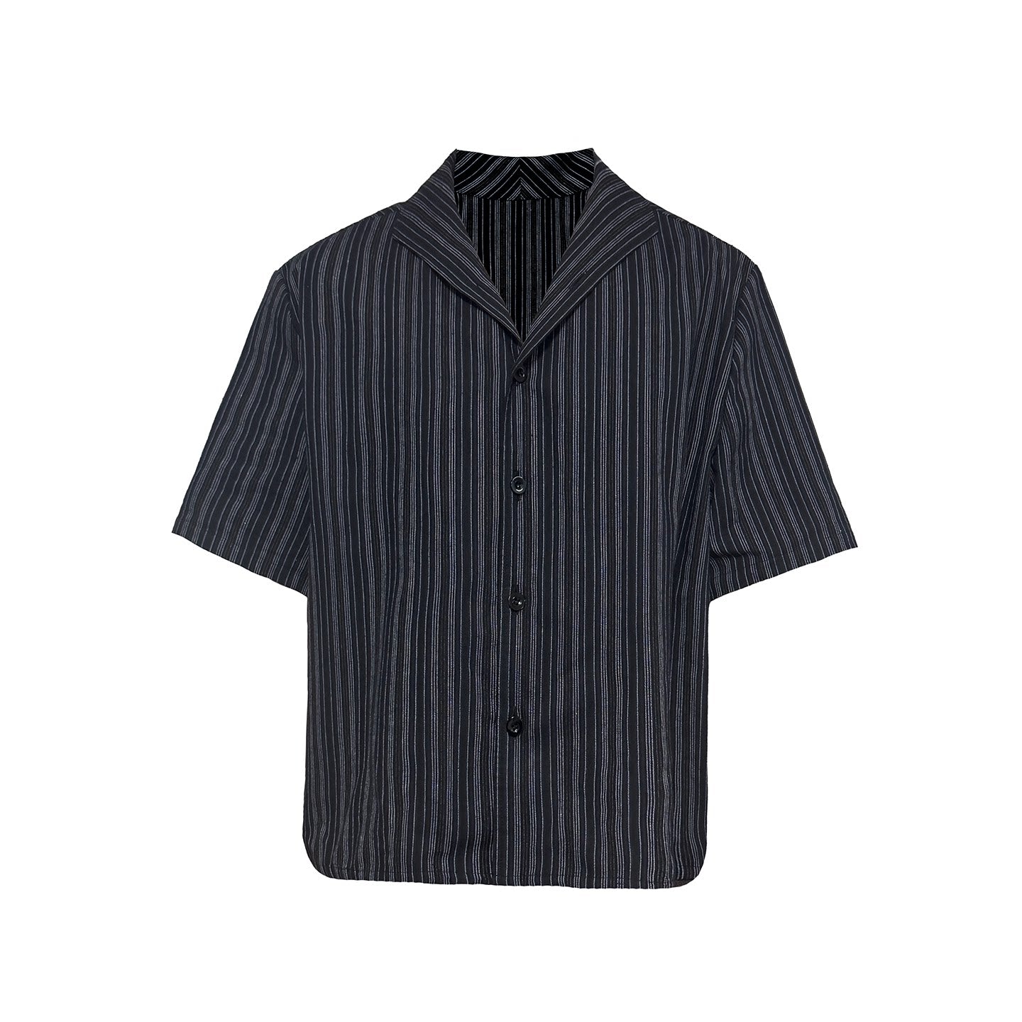 JCAESAR Striped Breathable Short-sleeved Shirt