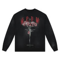 MEDM Rose and Sword Wash Vintage Long Sleeve