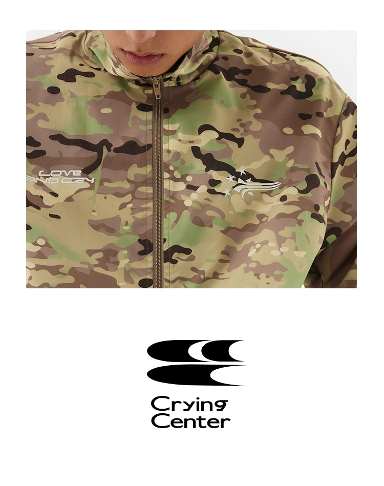 CryingCenter Camouflage Star Sports Suit