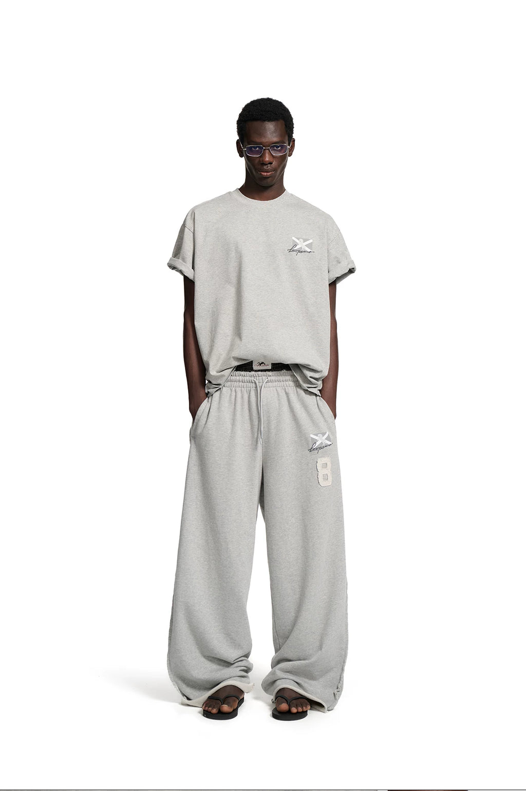 Loopsoon Loose Wide Leg Sweatpants
