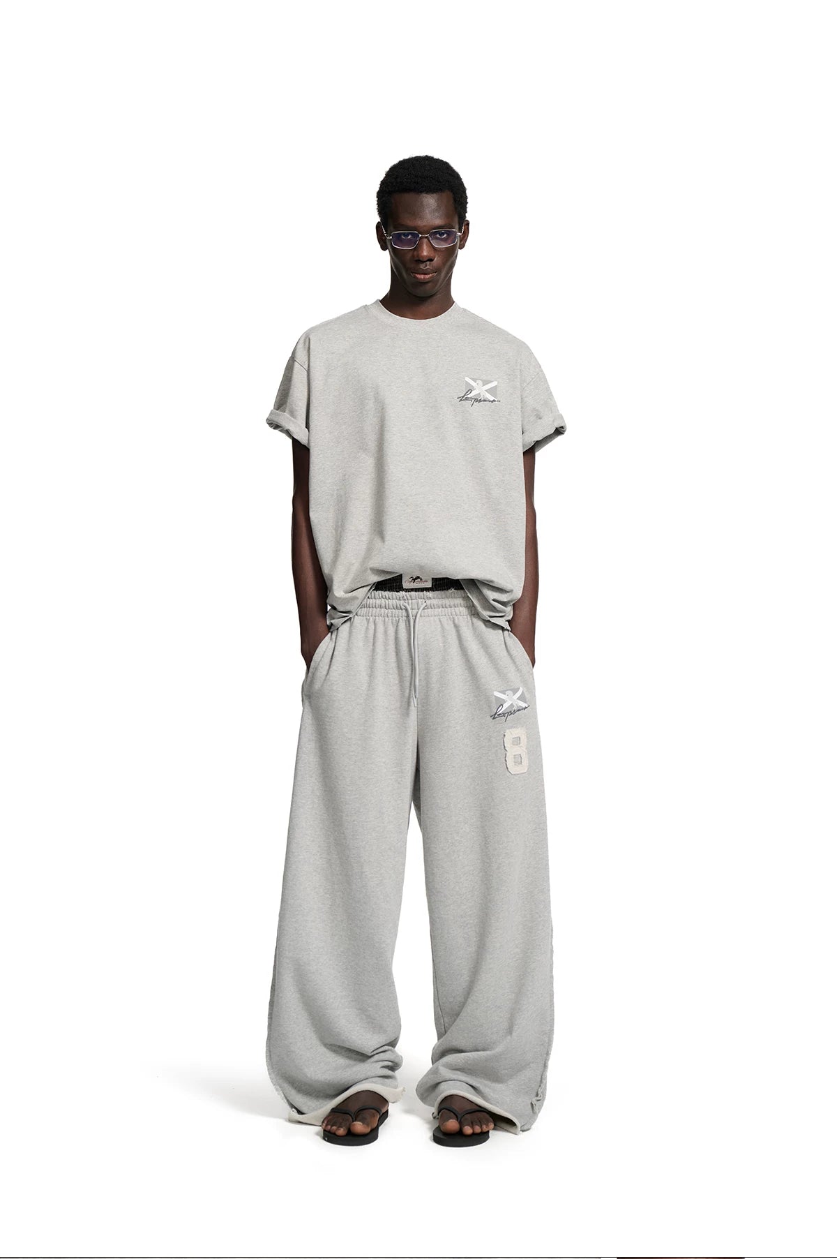 Loopsoon Loose Wide Leg Sweatpants