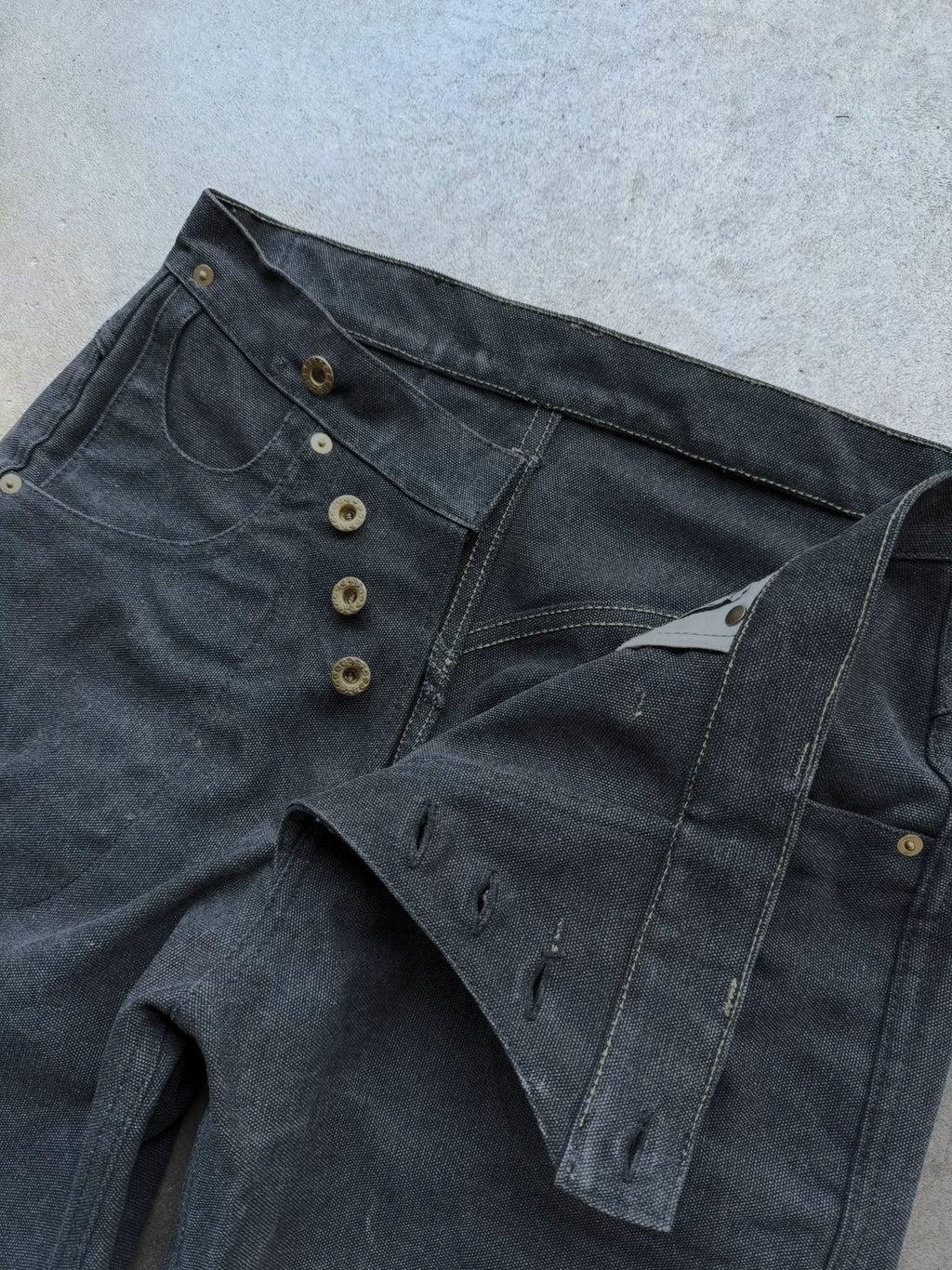 B72 Straight Loose Overalls