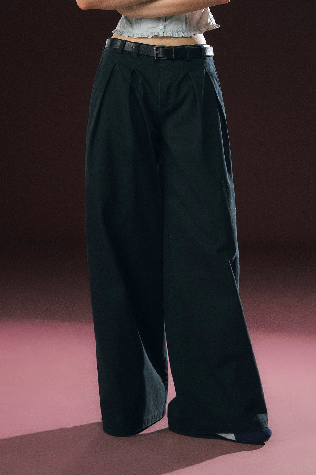 Ariseism Vintage Loose Wide Leg Casual Pants