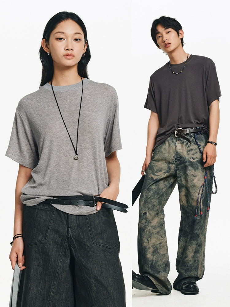 LIMPIDOCULUS Casual Versatile Simple Tee