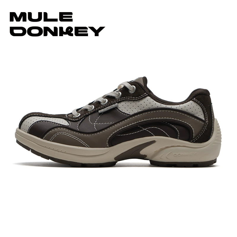 Donkey Heightening Casual Retro Racing Shoes