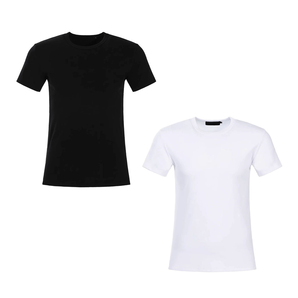 TURNTIDE Niche Basic Simple Round Neck Tee