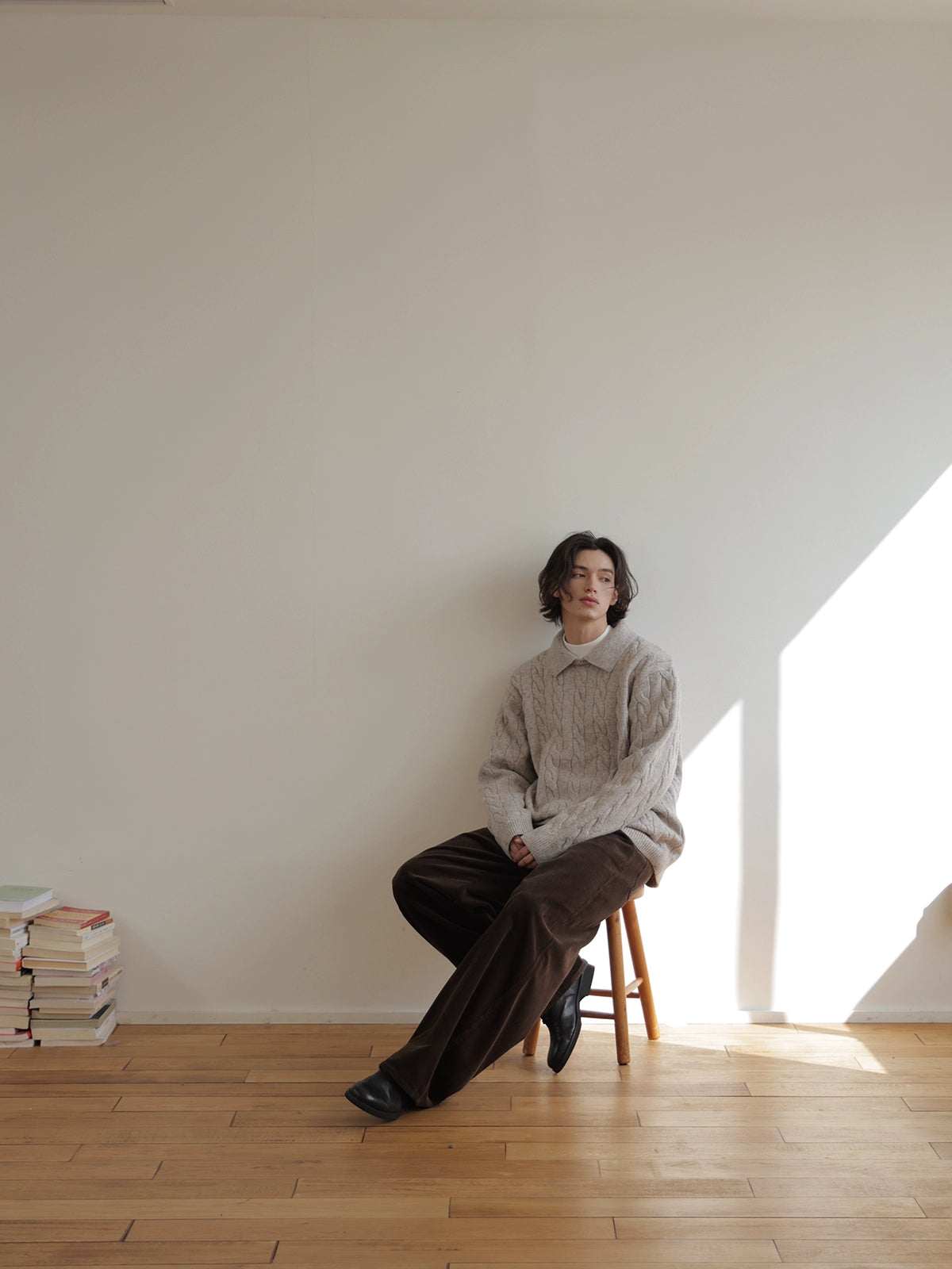 CARPEM Anti-pilling Fake Two-piece Twist Sweater