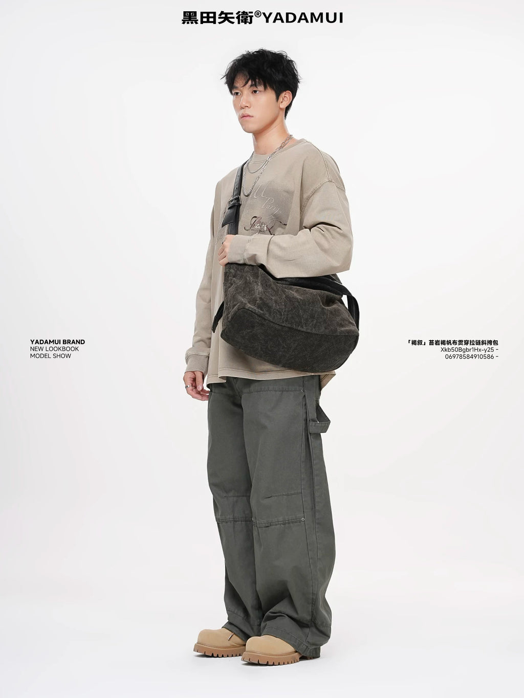 YADAMUI Retro Old Messenger Large Capacity Bag