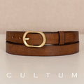 CULTUM First Layer Pure Cowhide Classic Casual Retro Belt