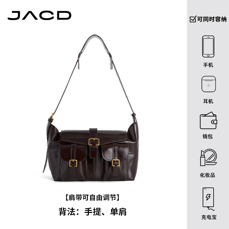 JACD Premium Light Luxury Niche Shoulder Messenger Bag
