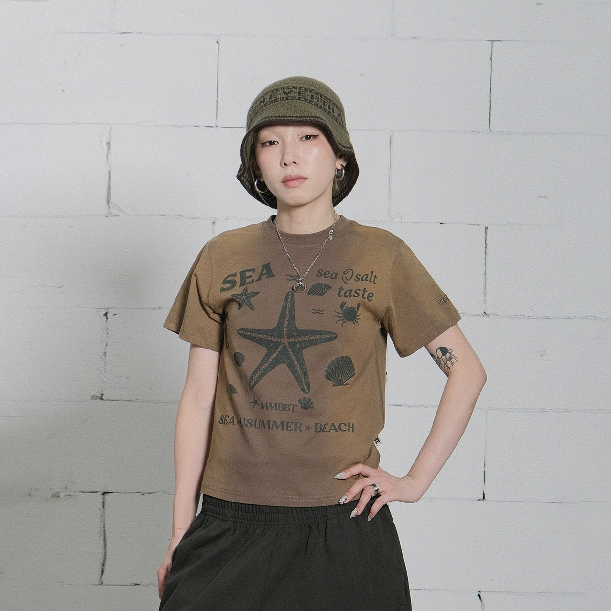 MMBBT Starfish Washing and Gradual Change Printing Tee