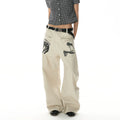 A PUEE Vintage Wide Leg Loose Straight Pants