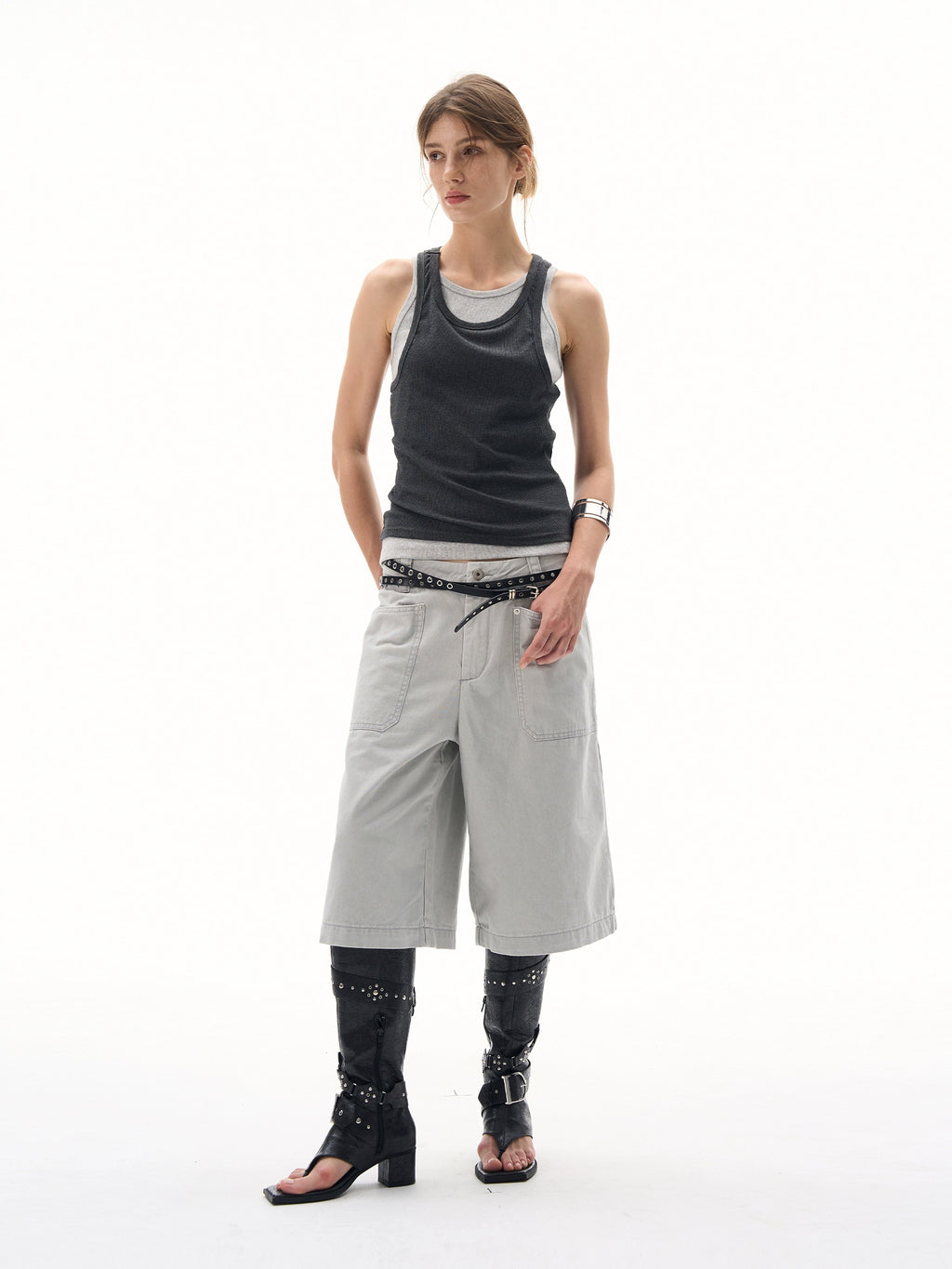 MADWITCH Real Two-piece Stacked I-shaped Vest