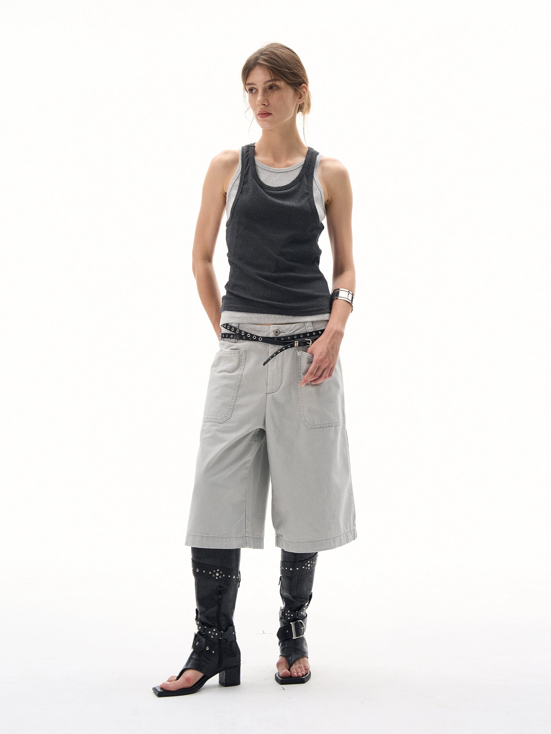 MADWITCH Real Two-piece Stacked I-shaped Vest