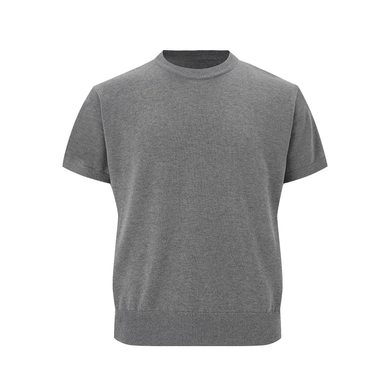 Borrowed Project Casual Knitting Washed Tee