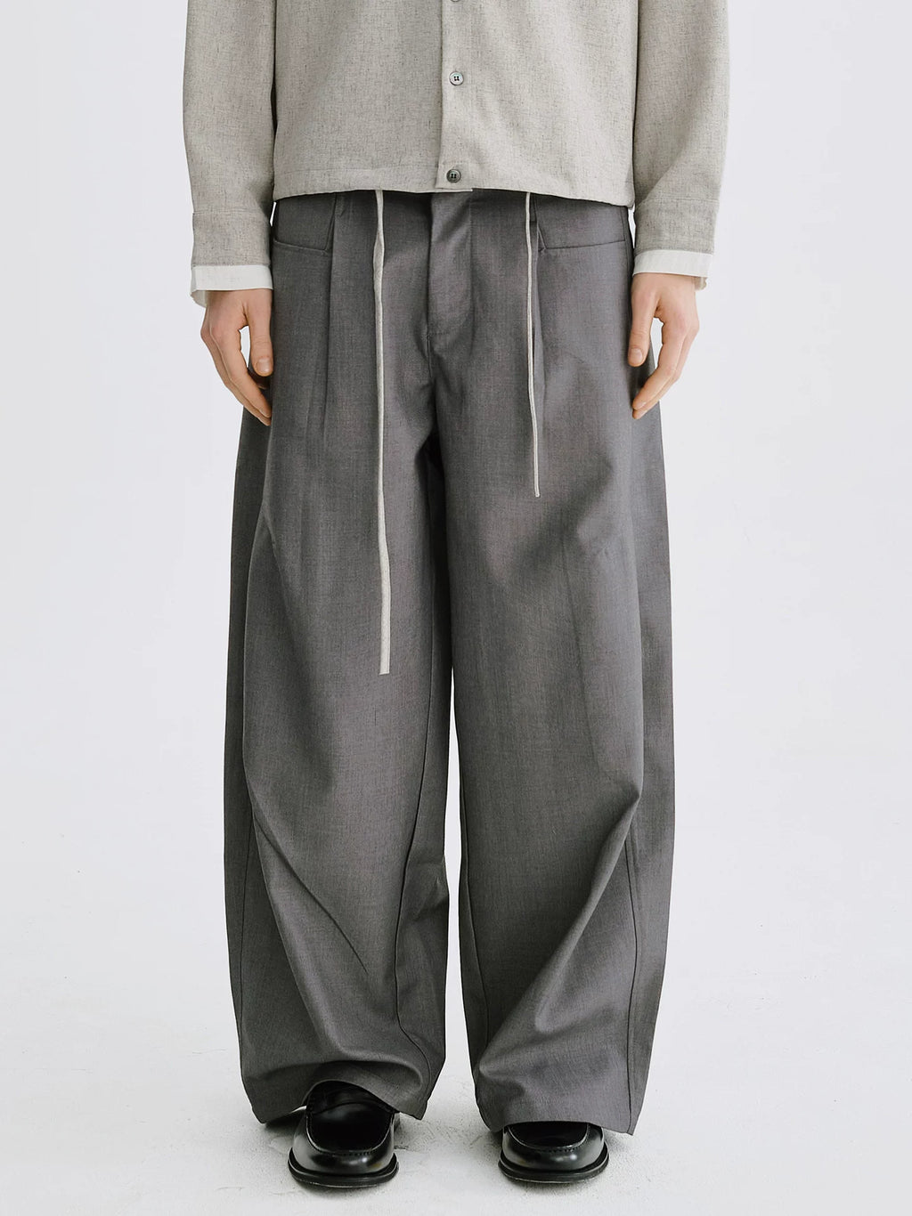 LIVINGTOWN Casual Versatile Loose Straight Pants