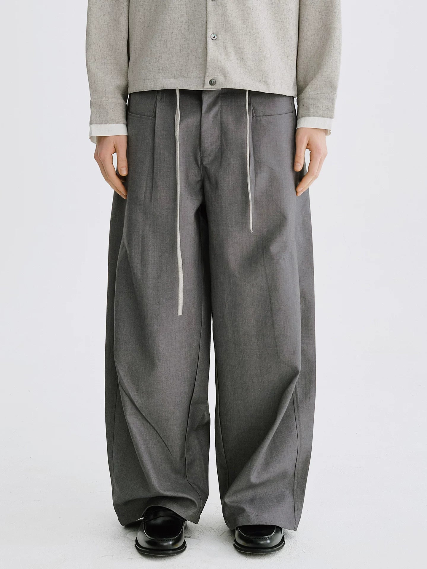 LIVINGTOWN Casual Versatile Loose Straight Pants