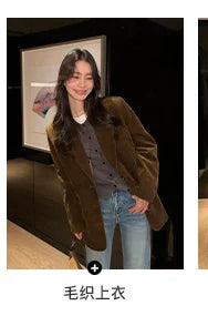 Pusumederetro Corduroy Suit Outwear