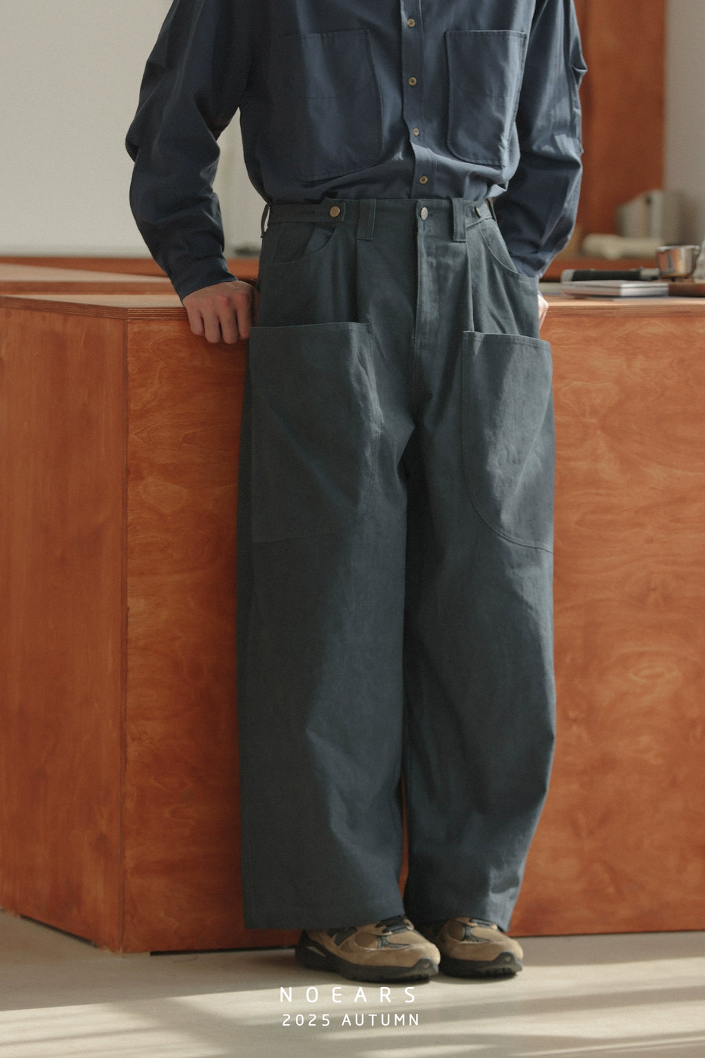 NOEARS Loose Big Pocket Tooling Trousers