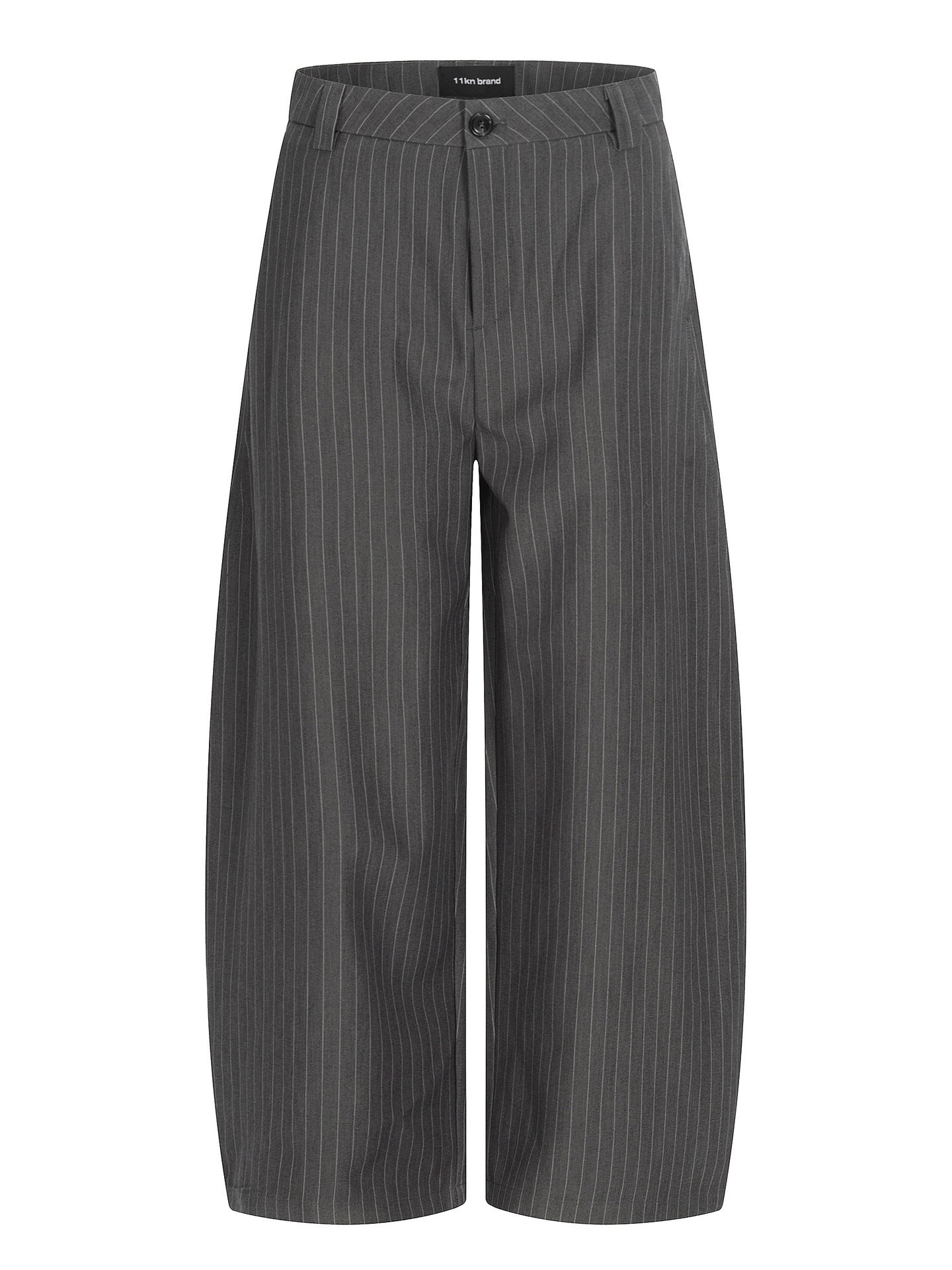 11KN Vertical Striped Thin Pleated Casual Pants