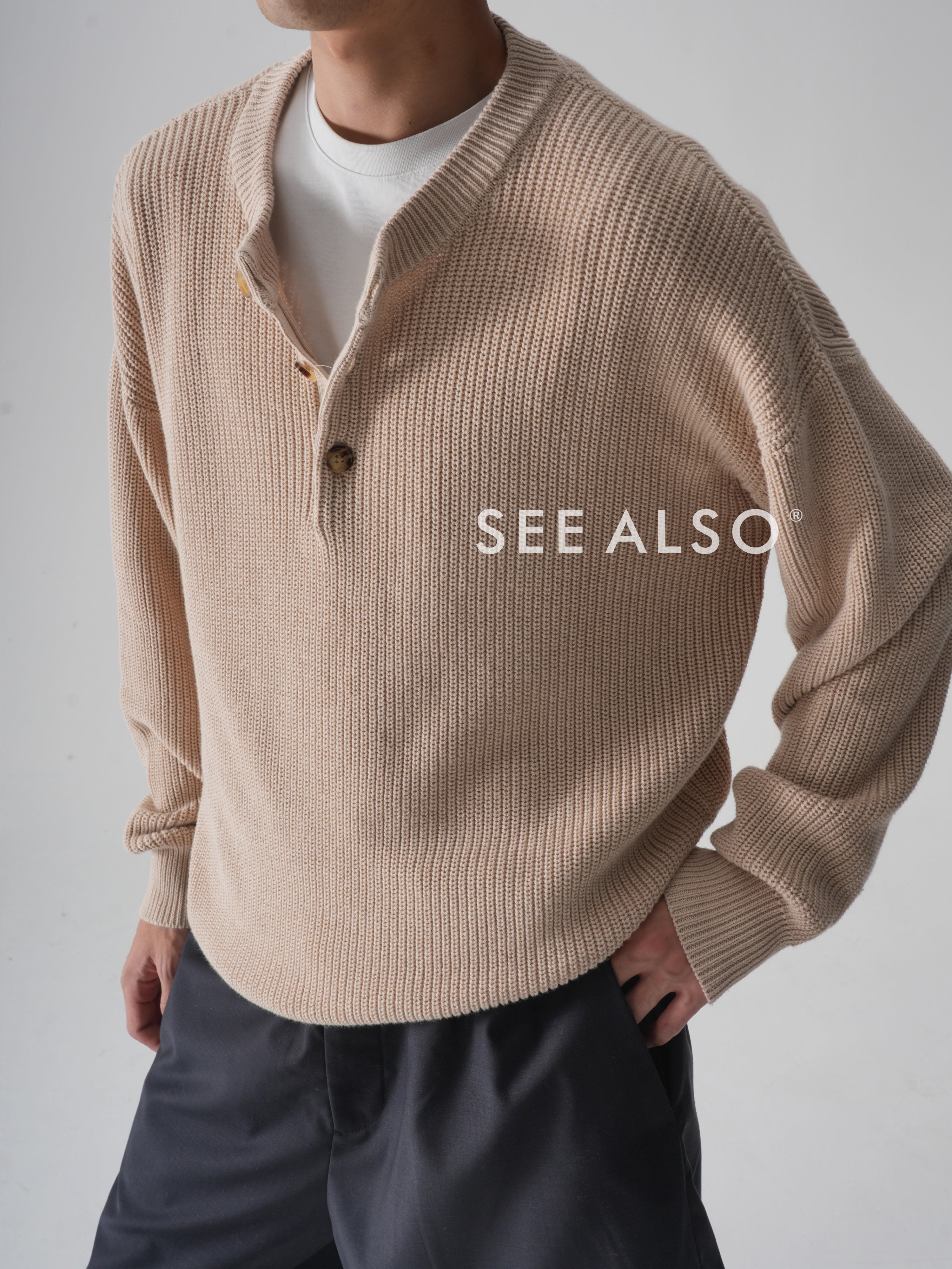 SEE ALSO Slack Lazy Knitted Sweater