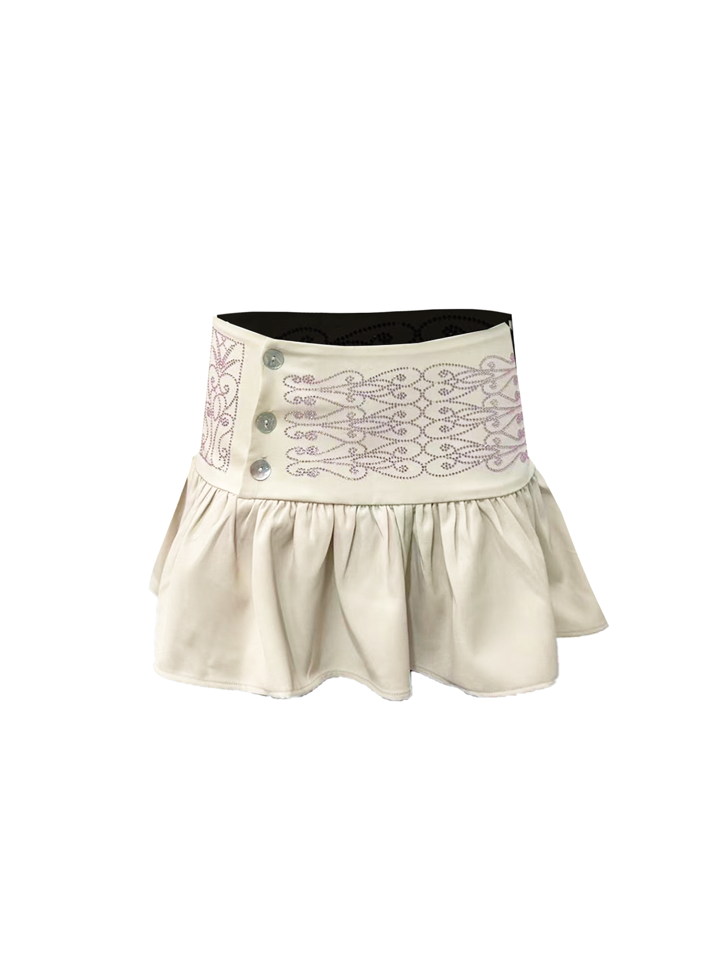 DETW Slim Wide Waist Head Versatile Skirt