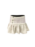 DETW Slim Wide Waist Head Versatile Skirt