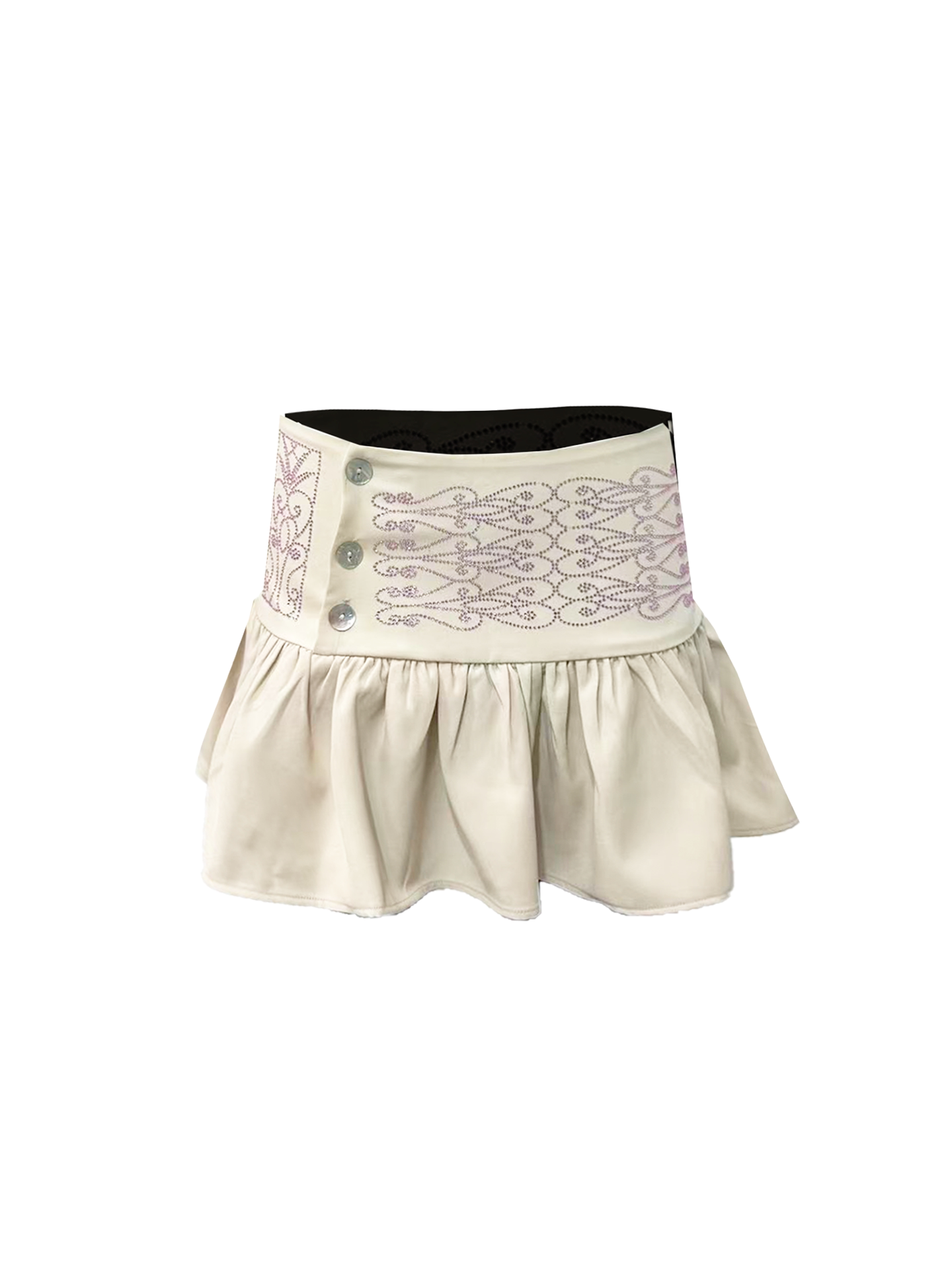 DETW Slim Wide Waist Head Versatile Skirt