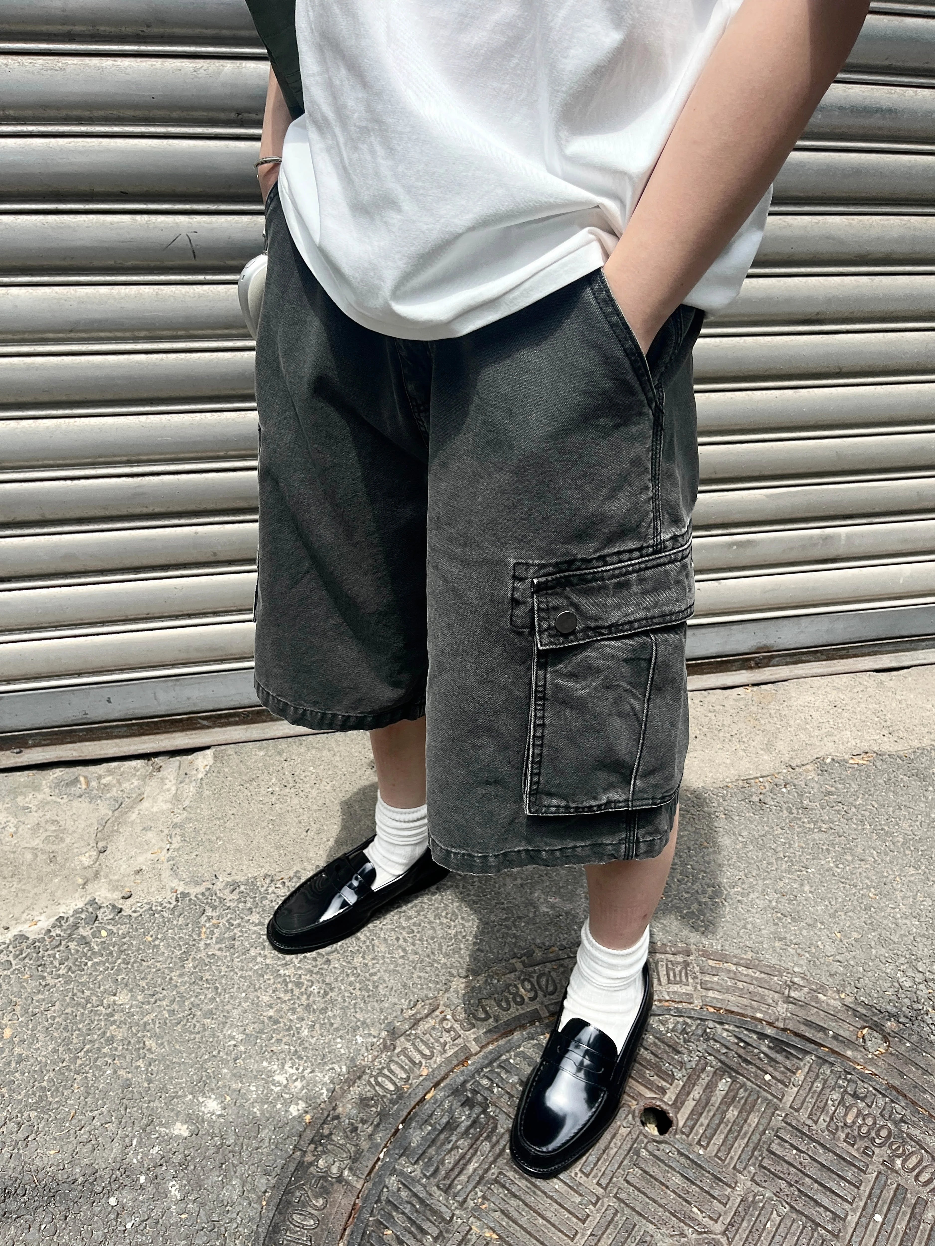 Anniehall Washed Batik Old Tooling Shorts