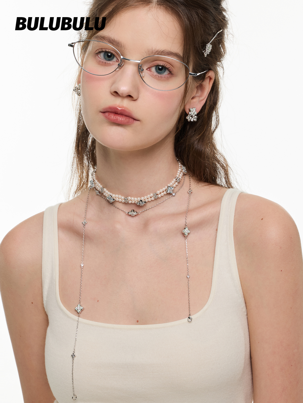 BULUBULU Stacked Decorative Clavicle Chain