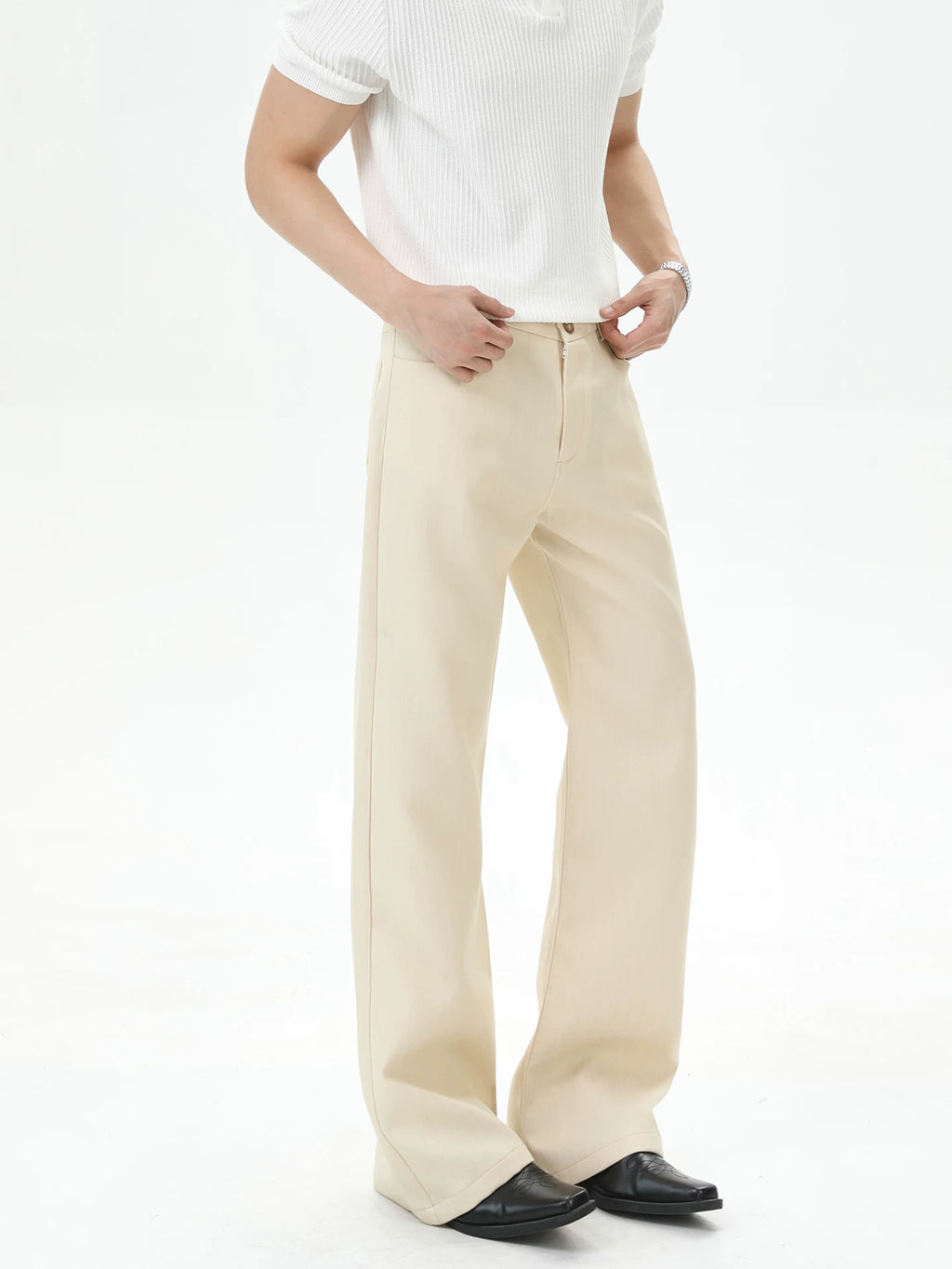 TURNTIDE Premium Drape Slightly Straight Trousers