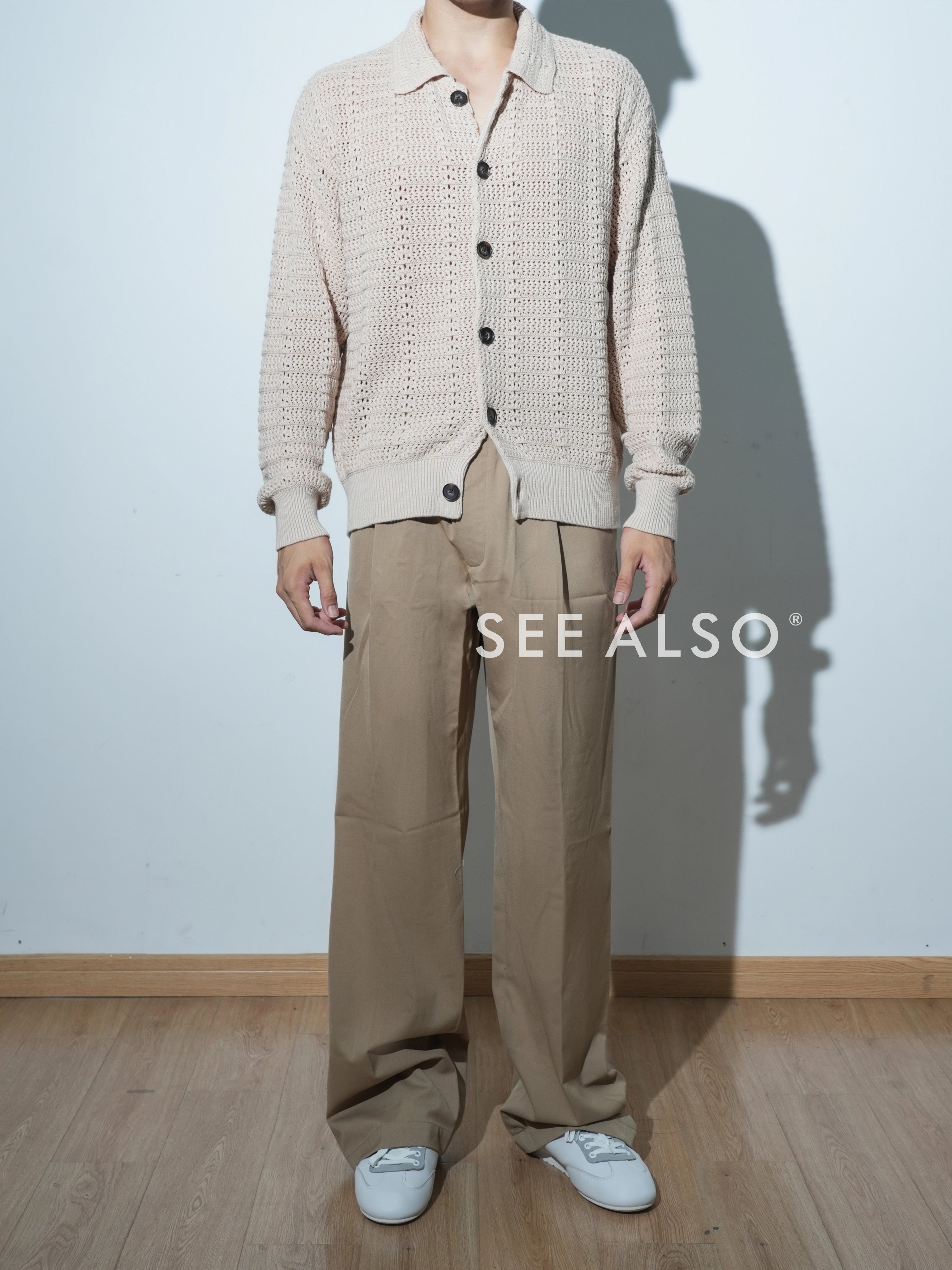 SEE ALSO Minimalist Knitted Cardigan Sweater