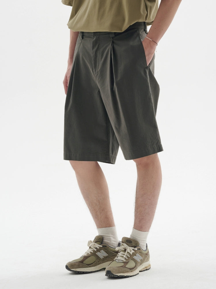 BUTTBILL Washed Retro Casual Five-point Shorts