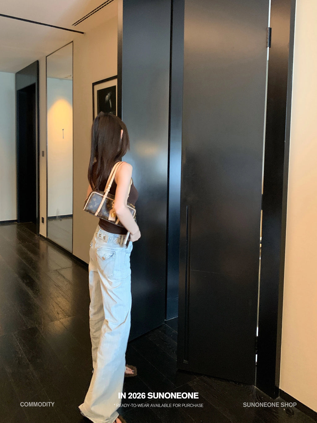 SUNONEONE Straight Versatile Jeans