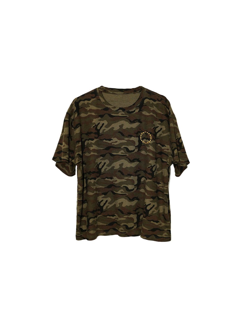 LIBERAFIT Camouflage Leopard Print Loose Tee
