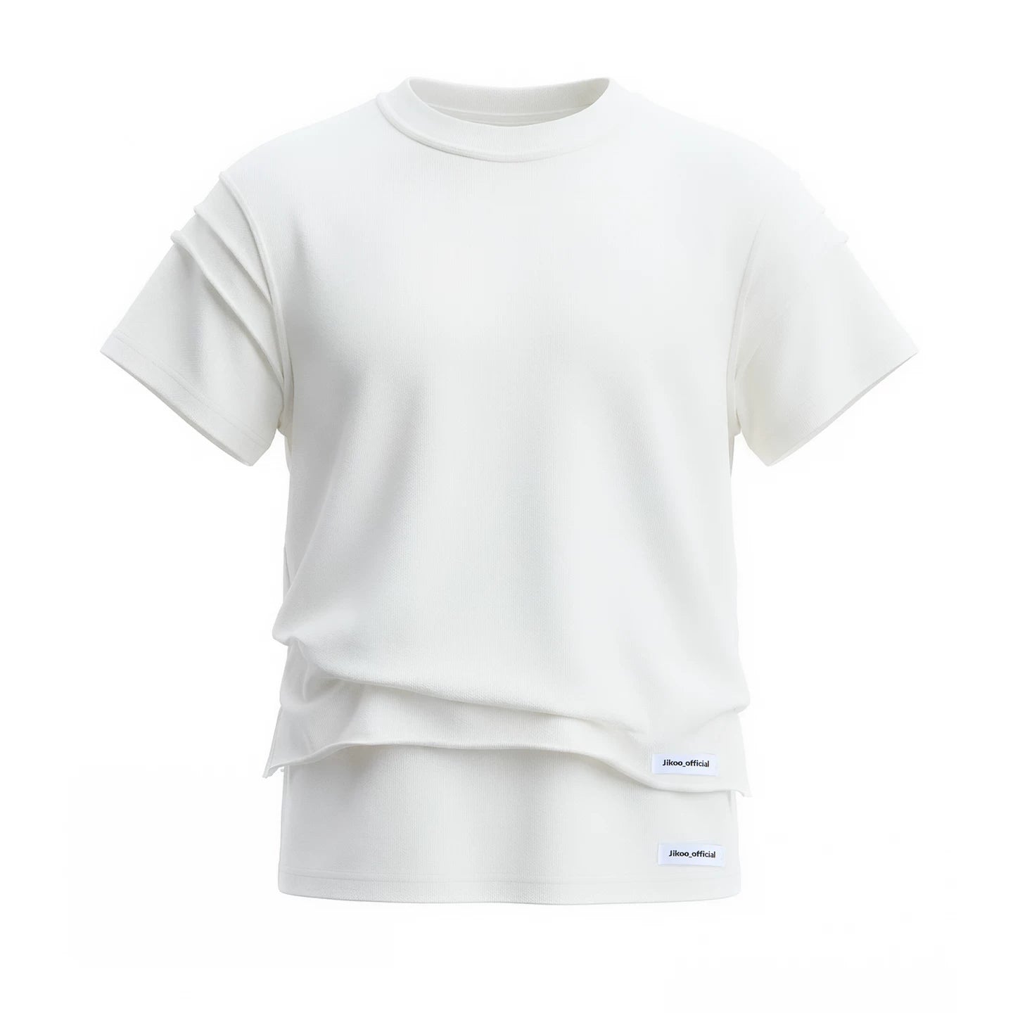 JIKOO Rule Pleated Multi-level Tee