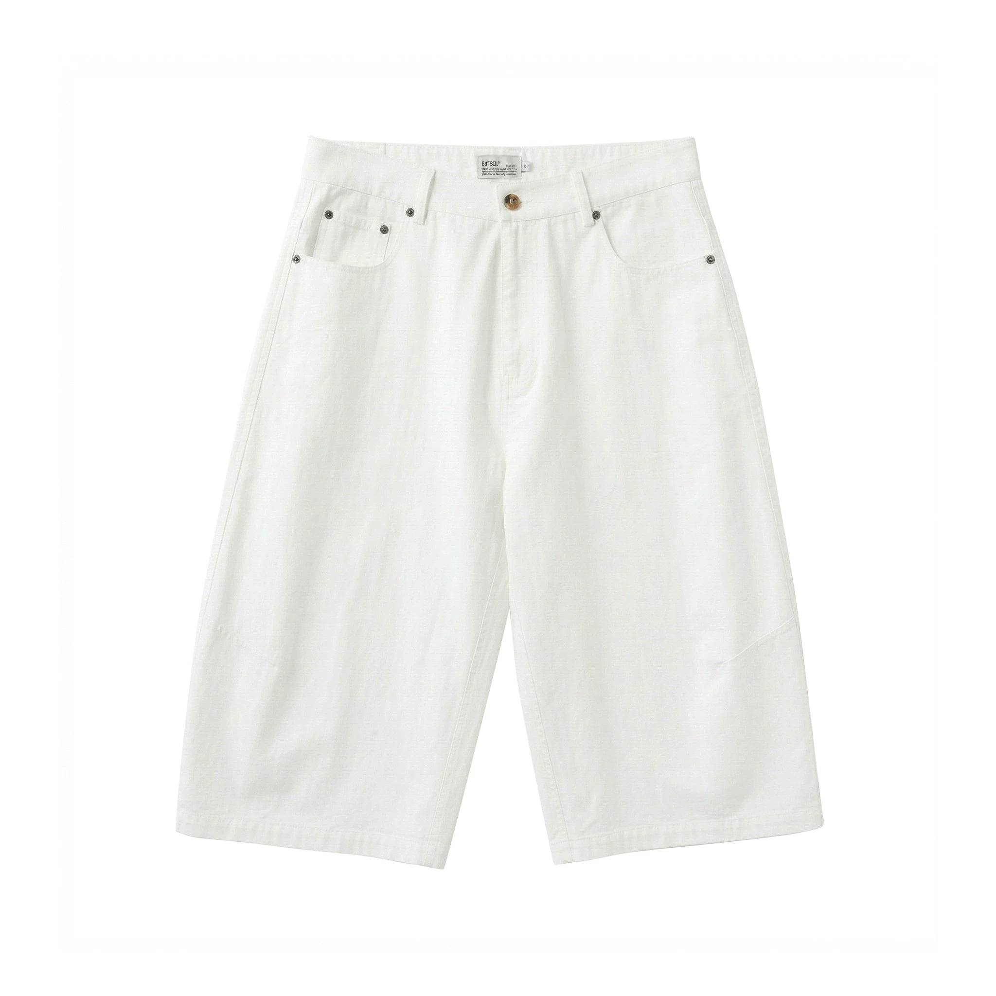 BUTTBILL Simple and Versatile Loose Casual Cropped Pants