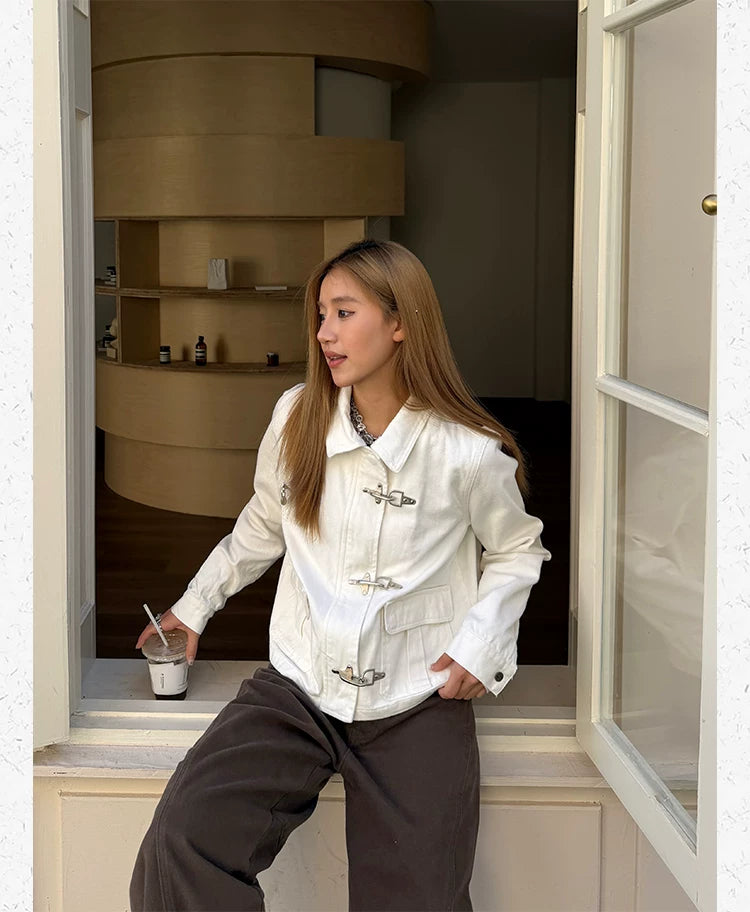 CCYE Vintage Versatile Front Shoulder Jacket