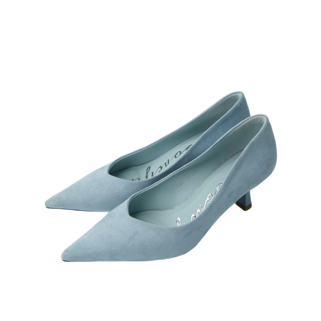 Mooreyu Suede Pointed Stilettos