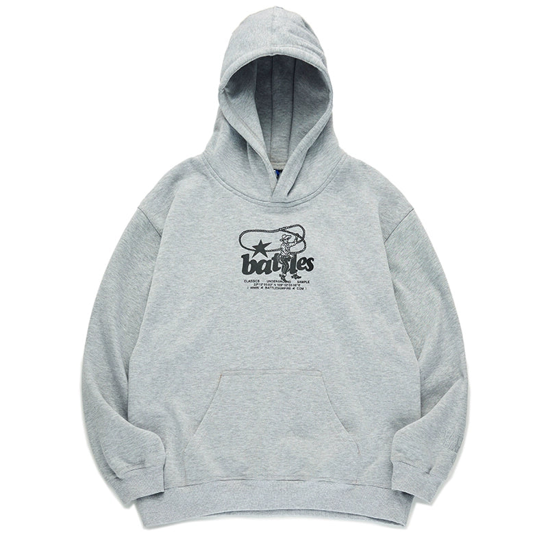 Battles Versatile Loose Fleece Hooded Sweater