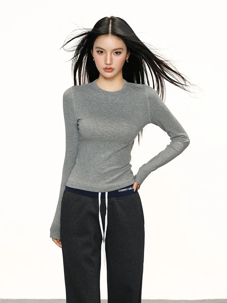 Cherry Melody Retro Primer Slim Slim Long Sleeves