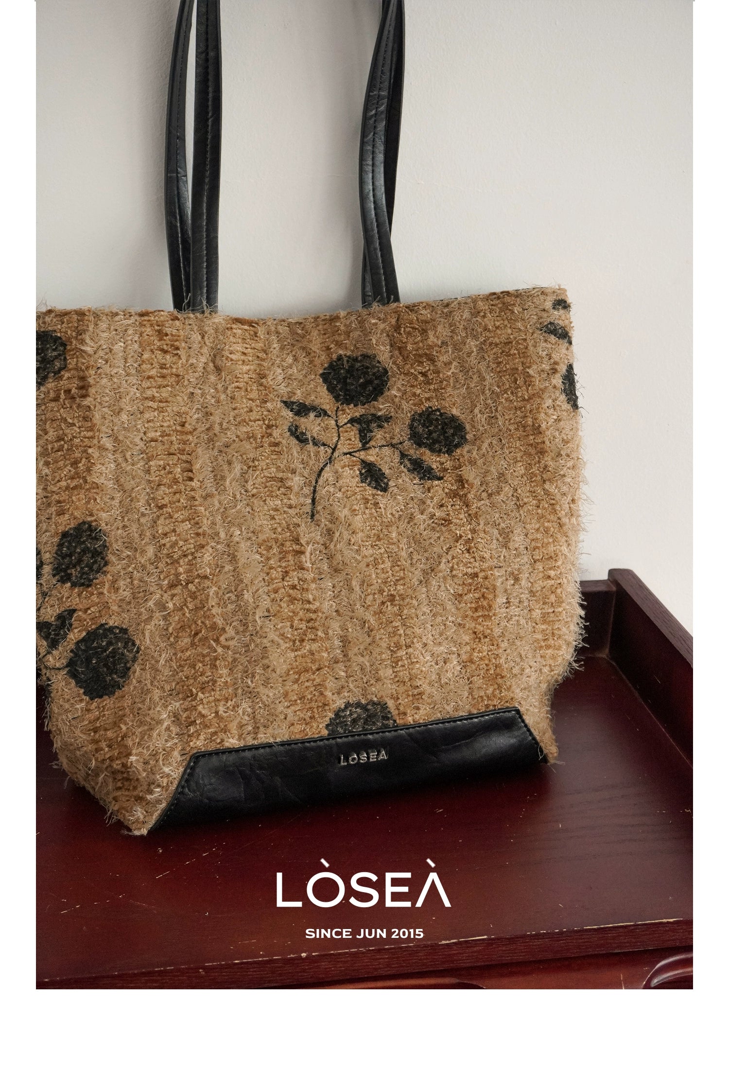 LOSEA New Chinese Guofeng Shoulder Large Capacity Tote Bag