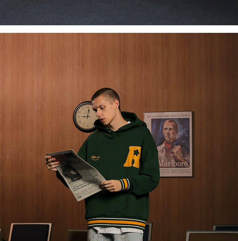 UNTILWERICH Vintage Versatile Hooded Sweater