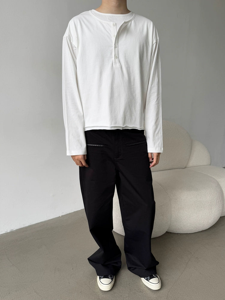 Erole Lazy Slack Versatile Basic Long Sleeve